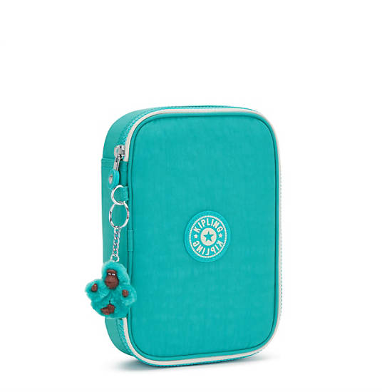 Kipling 100 Pens Iconic Case Tassen Turquoise | België 1330ZU